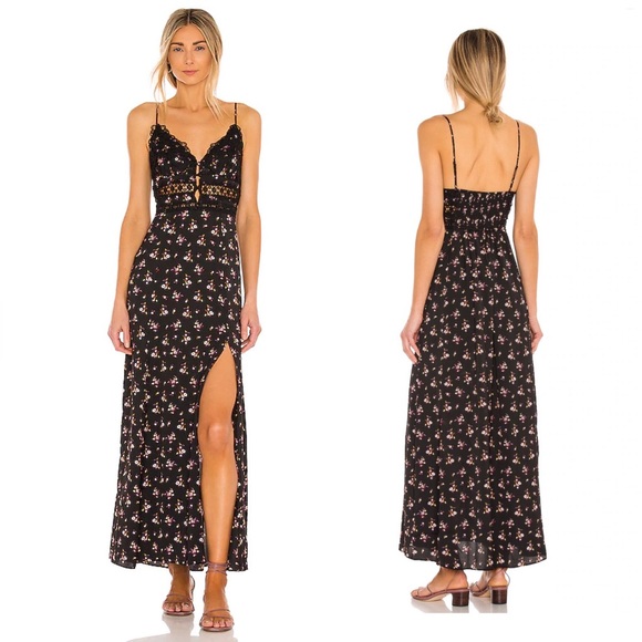Free People Out & About Maxi Slip Dress XS - Picture 1 of 7